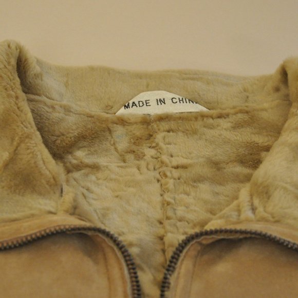 J Percy For Marvin Richards Suede Leather Coat - Picture 8 of 10